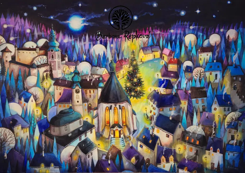 Magické Vianoce - Banská Štiavnica Painting