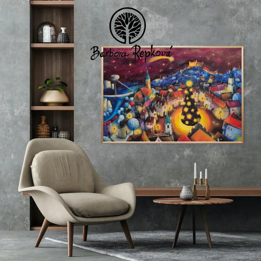 Magické Vianoce - Bratislava Painting