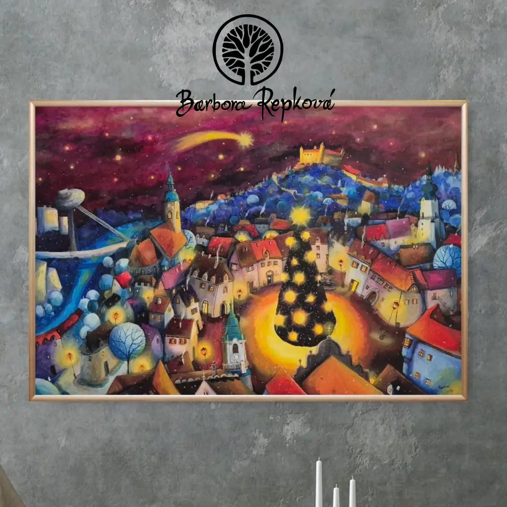 Magické Vianoce - Bratislava Painting