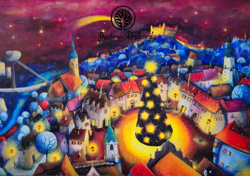 Magické Vianoce - Bratislava Painting