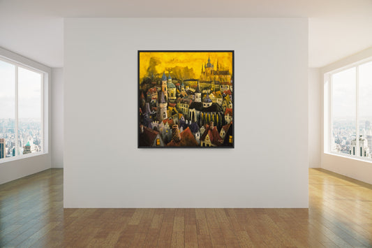 Praha v objatí súmraku