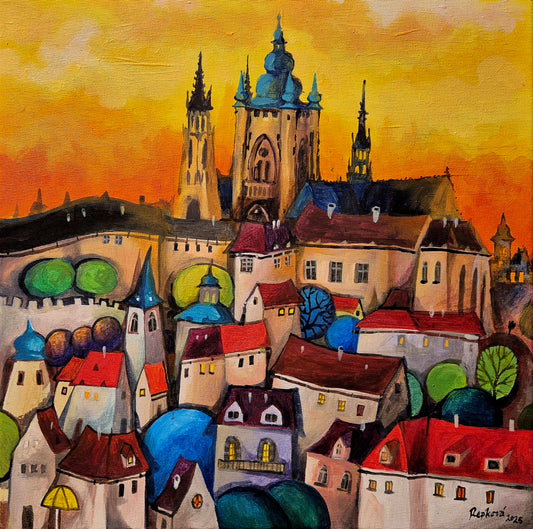 Bratislava - Praha, diptych